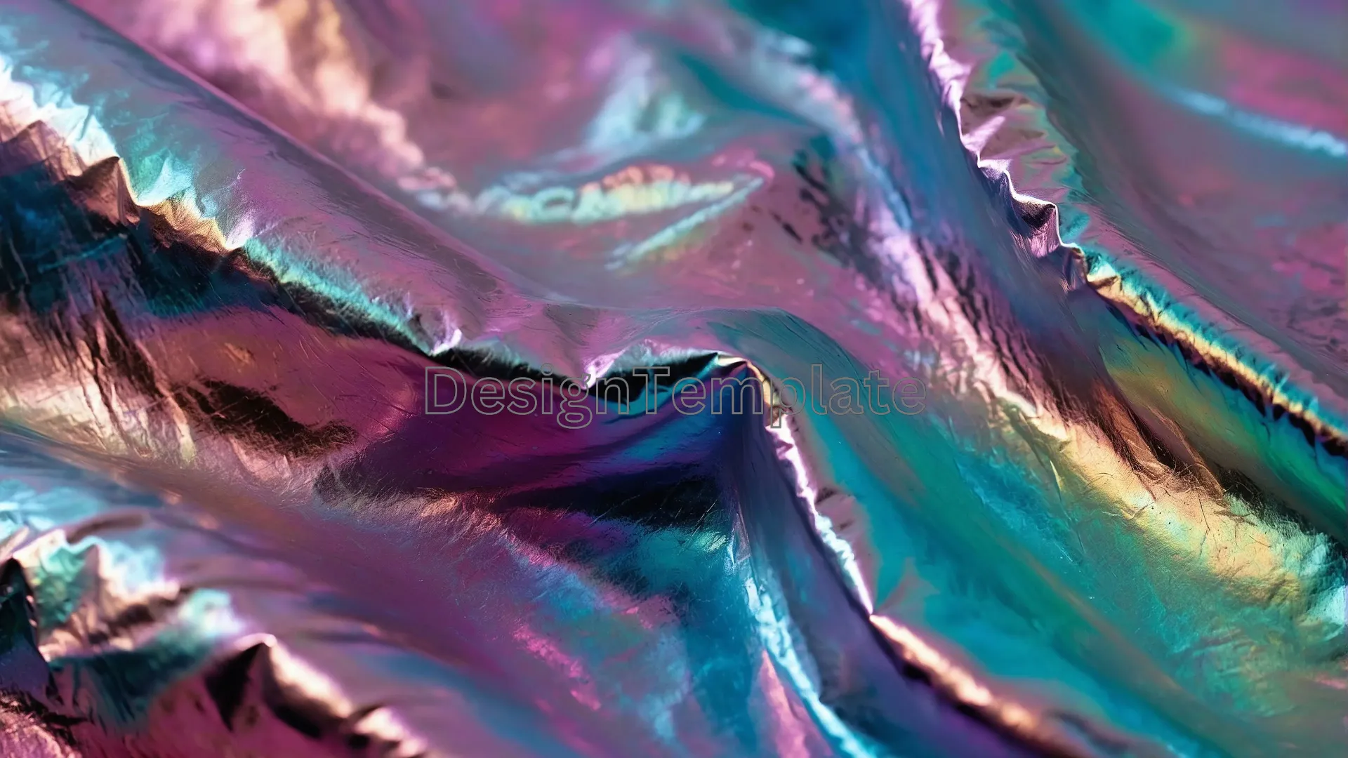 Dynamic Color Swirls Holographic Texture Image image